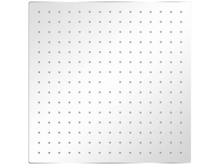 vidaXL Pommes de douche à effet pluie 2 pcs. Acier inoxydable 40 x 40 cm
