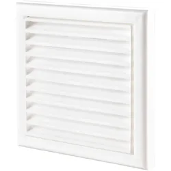 Blauberg Decor Abdeckgitter 8026935 Us 155 x 155 mm, Kunststoff, quadratisch