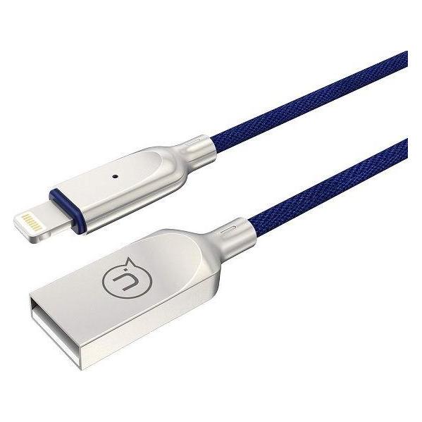 Usams Cable USB USB-A - Lightning 1.9 m Blue (IPYSUSB202) (1.90 m, USB 3.2 Gen 1) (US-SJ170002)