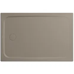 Kaldewei CAYONOPLAN Duschfläche, 750x1500 mm, warm grey 60, bodeneben, seitlicher Ablauf