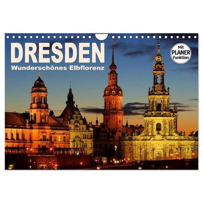 Dresden - Wunderschönes Elbflorenz (Wandkalender 2026 DIN A4 quer), CALVENDO Monatskalender