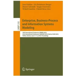 Enterprise, Business-Process and Information Systems Modeling, Fachbücher von Wided Guédria, Sérgio Guerreiro, Palash Bera, Jens Gulden, Iris, Schmidt, Rainer, Reinhartz-Berger