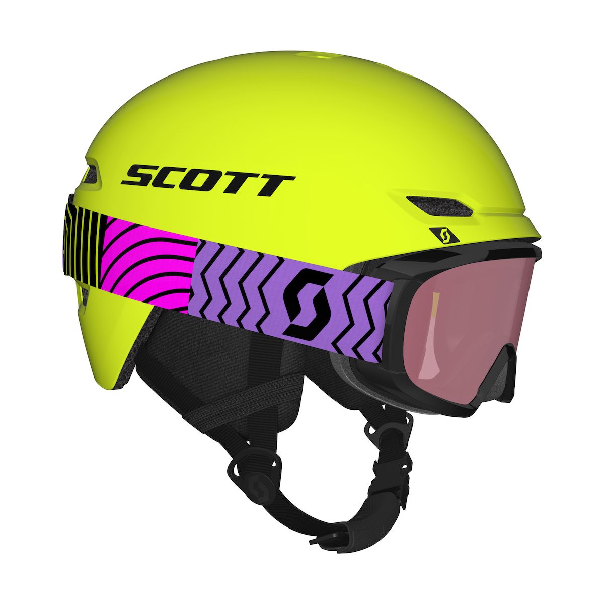 Scott Combo Hlmt Keeper 2+Goggle Jr Witty neon yellow (2658) S 2717662658006