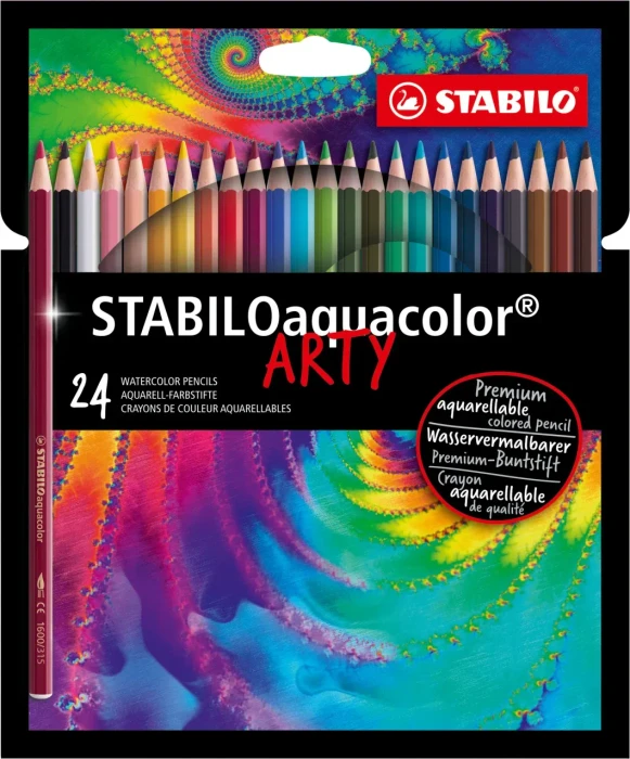 STABILO Aquacolor "ARTY" 24 Stück in der Pappverpackung