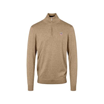 Rundhalspullover VINSON "VINSON Sweater VMJulius", Herren, Gr. XL, melange, Obermaterial: 100% Nylon, Pullover Rundhalspullover