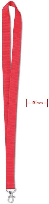 Tour de cou publicitaire SIMPLE LANY rouge