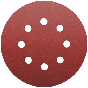 Metabo Schleifpapier 631231000, Körnung 240, 125mm Ø, 5 Schleifscheiben, für Lack und Spachtel, 5 Stück