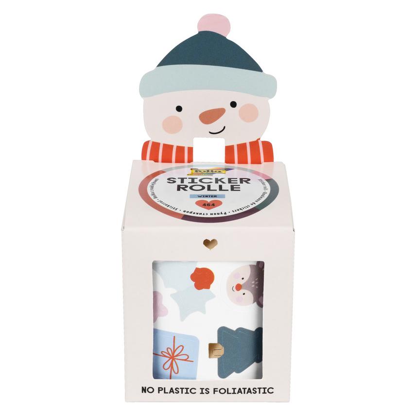 Folia Stickerrolle Weihnachten 4m 27105 gold (27105)