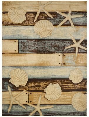 Mayberry Rug American Destination Pier Coastal Area Rug