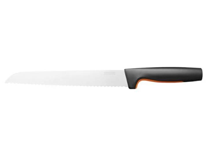 Fiskars Couteau à Pain\, Functional Form\, Longueur Totale : 34 cm\, Acier Inoxydable Japonais/Plastique\, 1057538