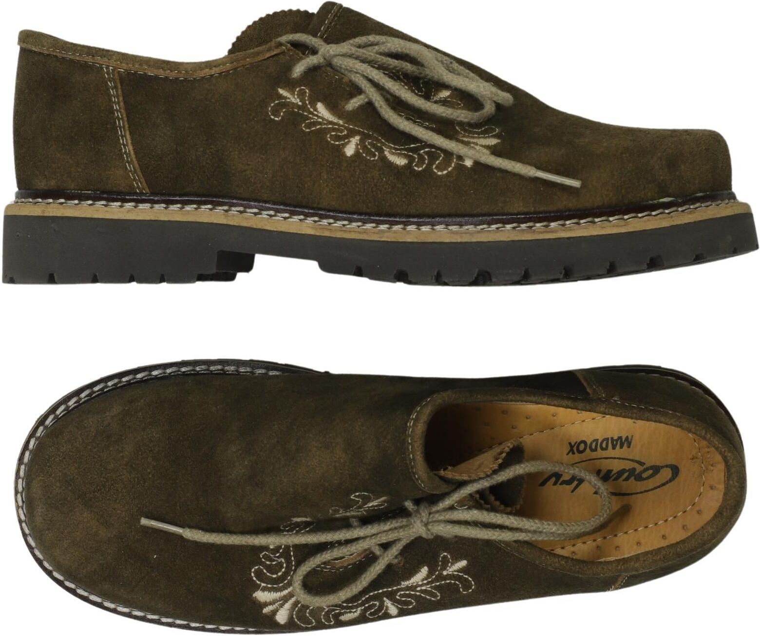 Country Maddox Damen Halbschuh, Grün, Gr. EU 41, Leder - Second Hand