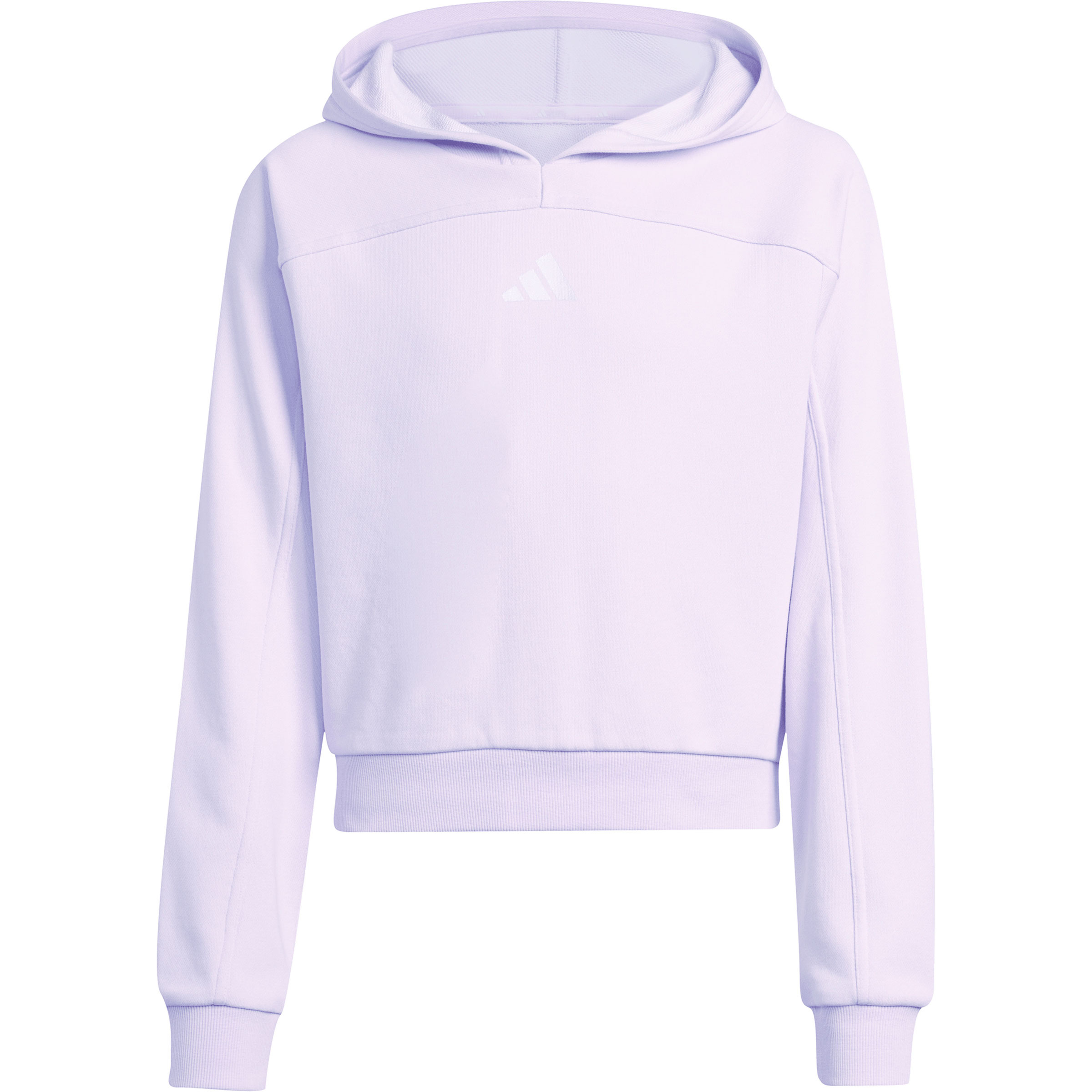 adidas Glam Cropped Kinder Hoodies lila Größe 116 Lifestyle Hautfreundlich