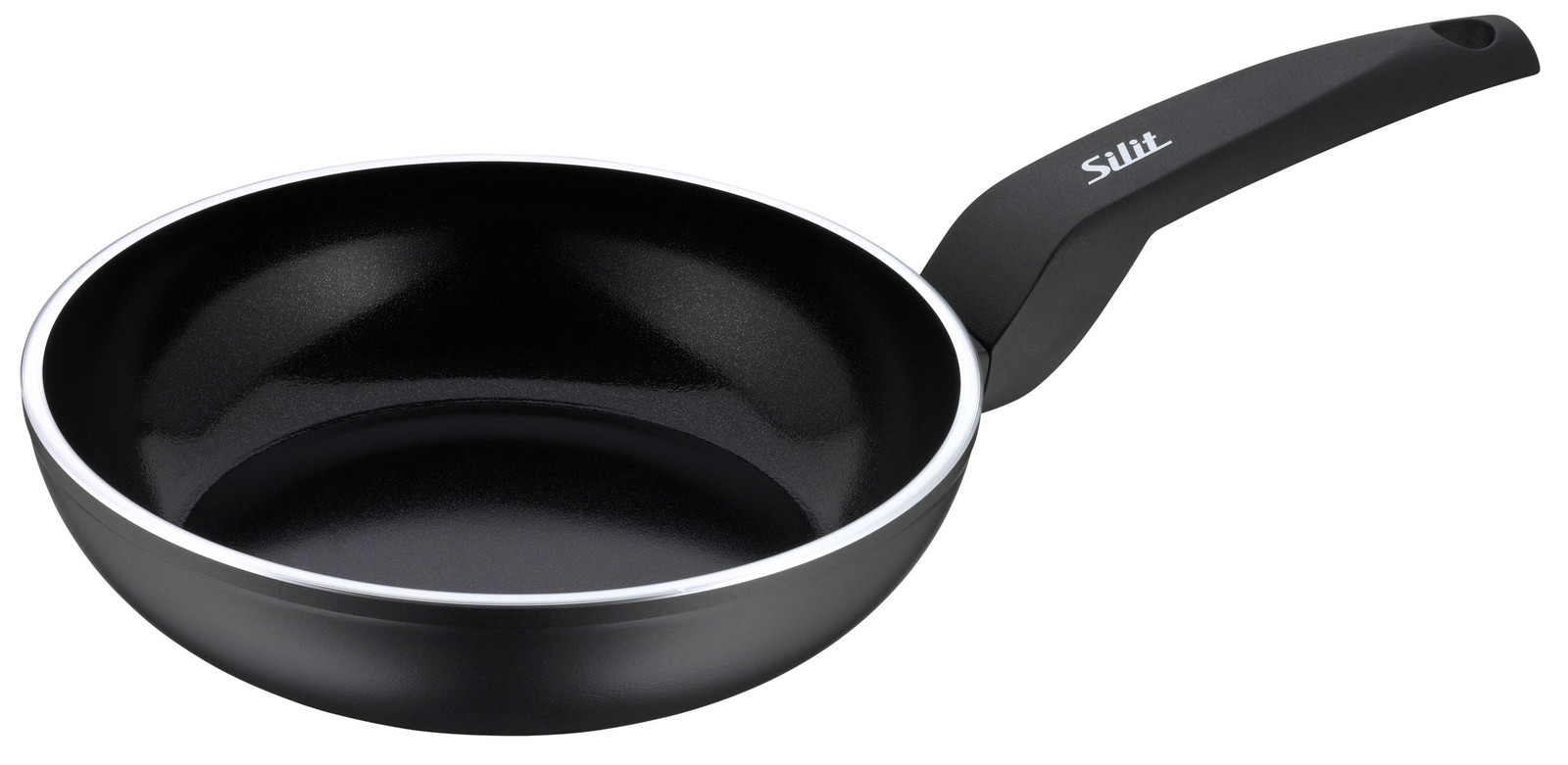 SILIT Messino pan met lange steel, 20 cm, zwart