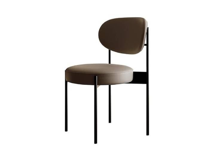DIANXI Lounge-Sessel Leichter Luxus-Esszimmerstuhl im italienischen Stil, minimalistisch, modern, schlicht, Esszimmerstühle, Hotel, Verhandlungsstuhl, Rezeption, Rückenlehne