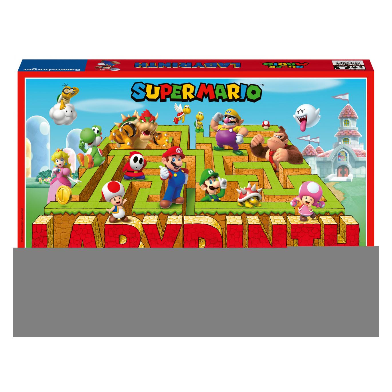 Ravensburger Super Mario Labyrinth (Englisch, Französisch, Italienisch, Niederländisch, Portugiesisch, 2 - 4 Spieler) (31720971)