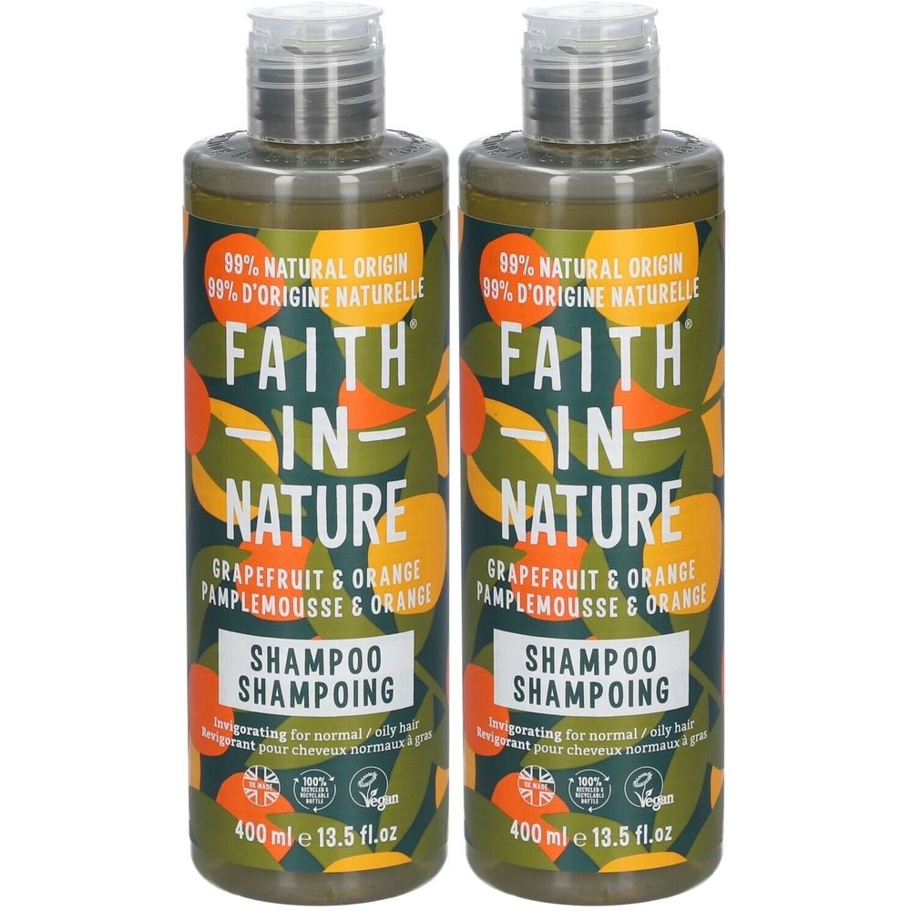 Faith IN NAT SHP Pamp Orange 400Ml x2 2x400 ml Shampoo