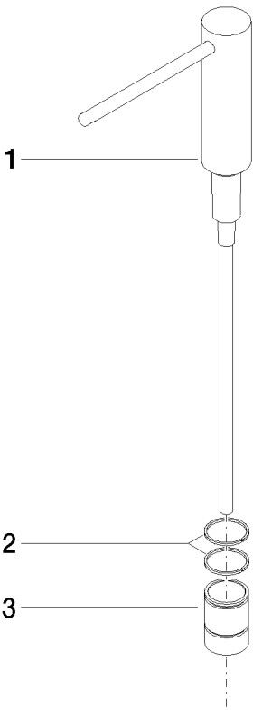 Dornbracht Spender Kopf kpl. Ersatzteile 90101053800 Chrom 90101053800-00