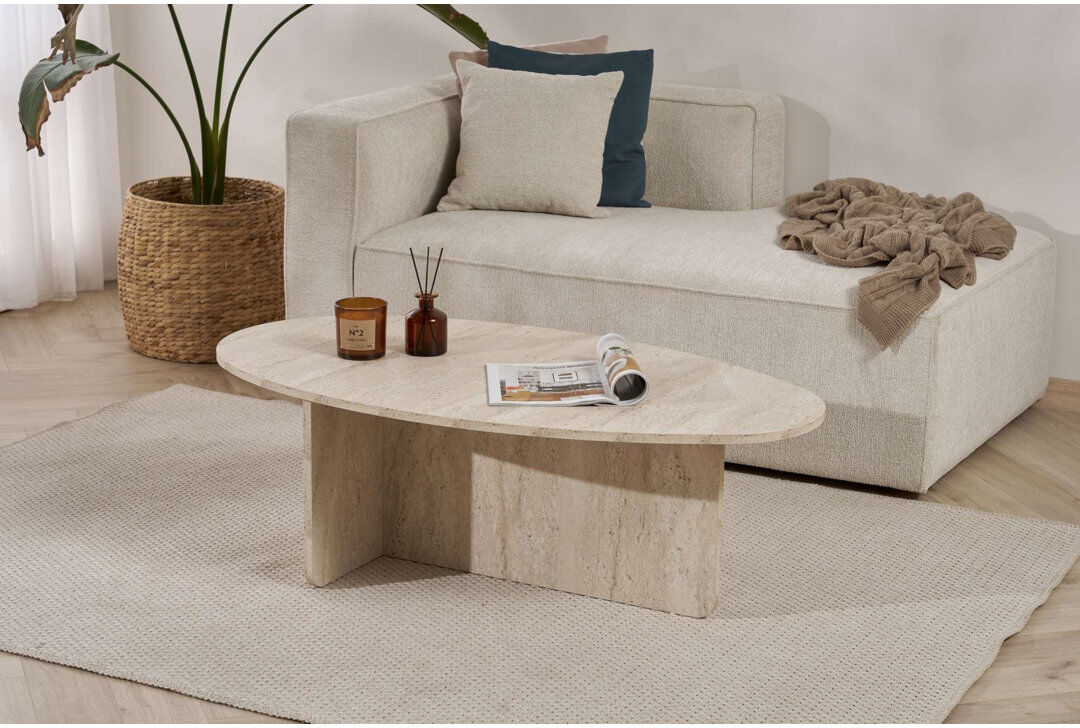 17 Stories Tatjana Coffee Table Venezia Walnut 40cm H X 120cm W X 65cm D