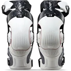 POD K8 3.0 Forged Carbon, Knie-Orthesen Unisex - Weiß/Schwarz - M