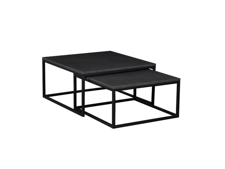 Feldmann-Wohnen Couchtisch Dual Icy Weiß / Gold (2er-Set), Metall, Rechteckig,Rechteckig, eckig, 142x39x76 cm, Wohnzimmer, Wohnzimmertische, Couchtische