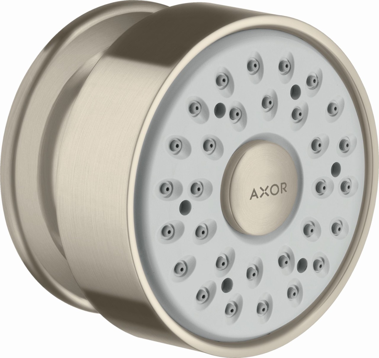 Hansgrohe Seitenbrause Axor rund Brushed Nickel 28464820