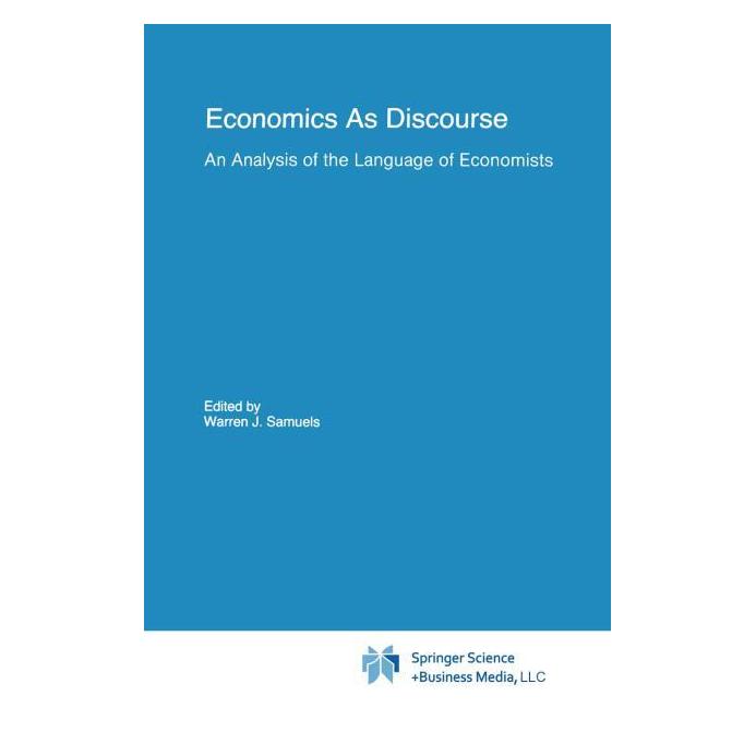 Springer Economics As Discourse (Englisch, Softcover, J Samuels, Warren) (63724382)
