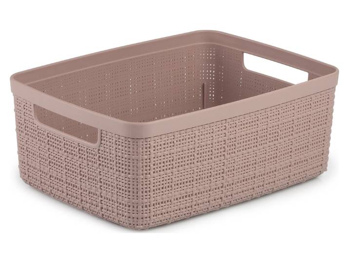 Curver Jute Korb Rosa 26.5 × 20 × 10.5 5 l