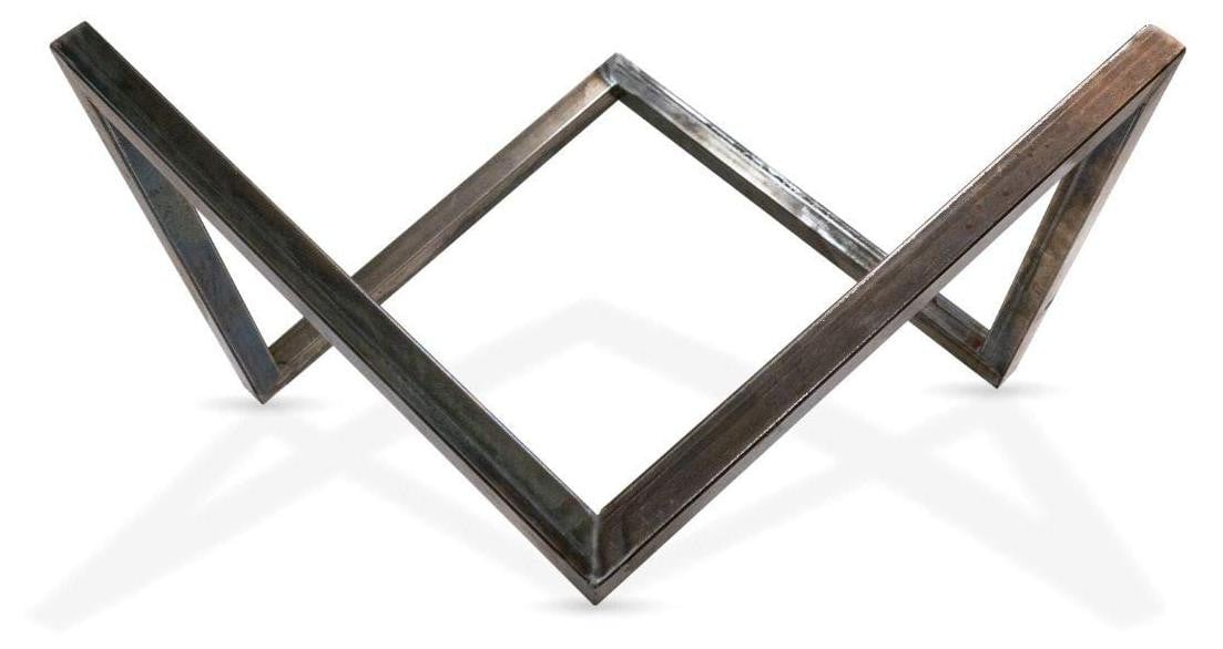 Selius Vuurschaal Voet RVS Zwart Ø80 cm