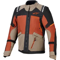Alpinestars Andes V4 Drystar Motorradjacke wasserdicht - walnuss-rost-schwarz - 5XL