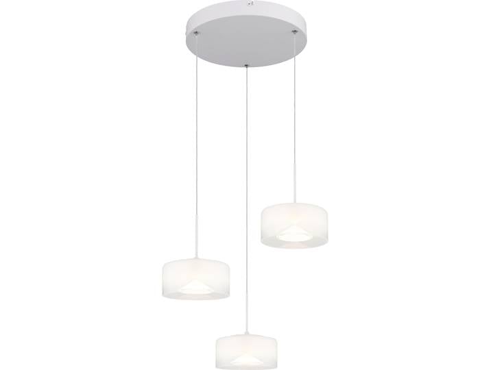 Lampe LED suspendue\, métal\, verre\, hauteur à raccourcir