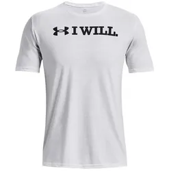 Under Armour, Herren, Sportshirt, I Will T-Shirt (S), Weiss