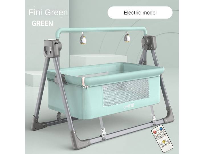 Berceau pour bébé en plastique LazyChild, chaise berçante électrique intelligente multifonctionnelle pour nouveau-né, panier de sommeil pour bébé