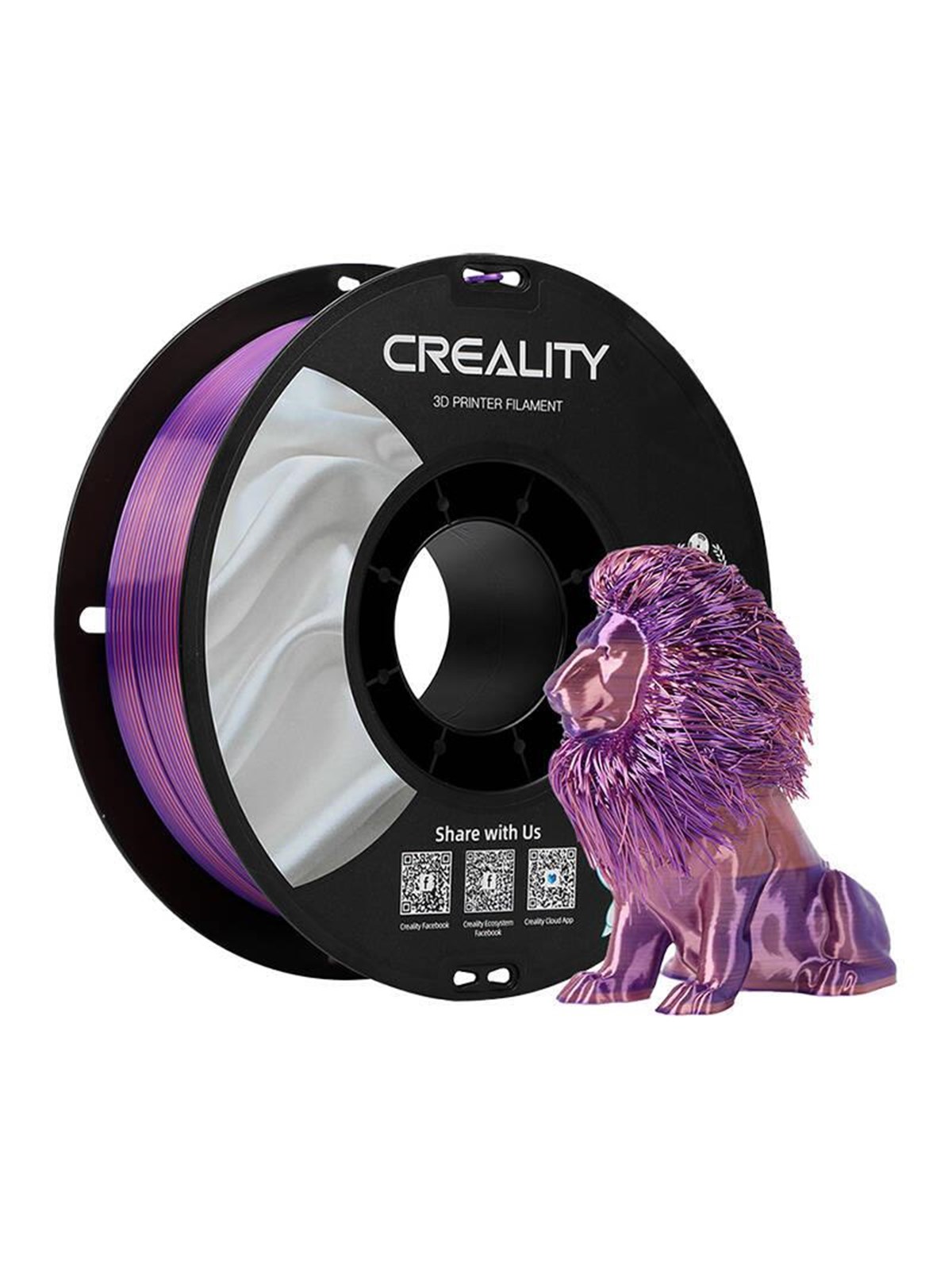 CREALITY CR-Silk PLA Filament (Pink-purple)