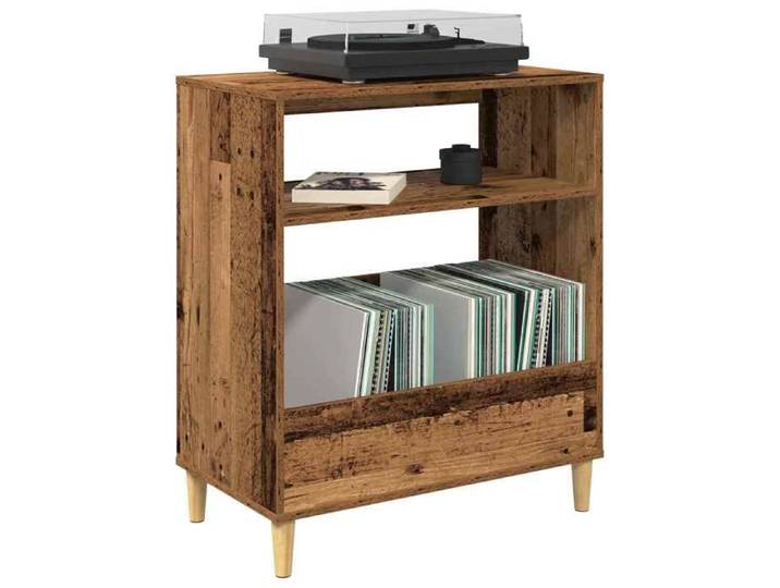 {486875}Étagère à Livres - Support pour platine - Bois ancien - 71x39 5x83 cm - Étagère de Rangement - poids:20.1 kg