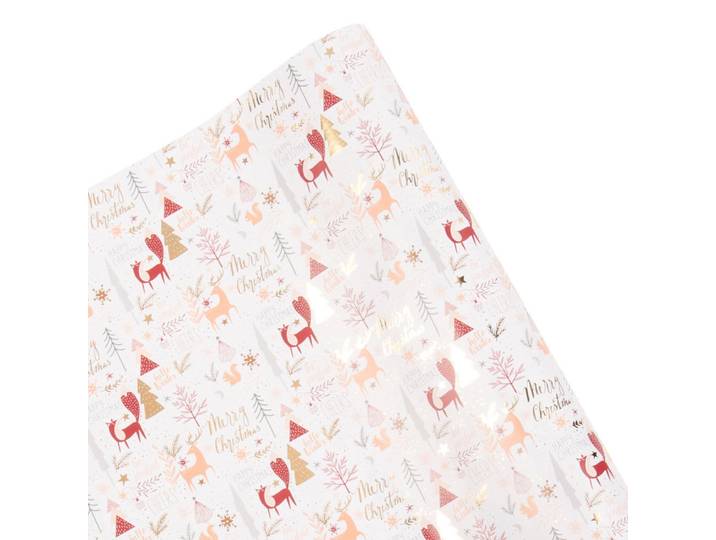 Geschenkpapier, bedruckt mit Weihnachtsmotiven, bunt L200