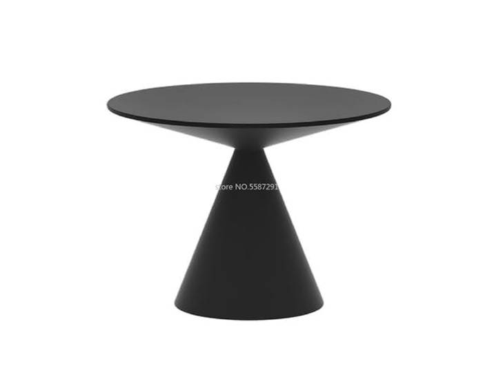 YCCHAH Wohnzimmermöbel, rund, Wohnzimmer, Couchtisch, Luxus-Essgruppe, modern, schwarz, niedrige Mitte, Schlafzimmer, Metallmöbel, Beistelltische, Wohnzimmer (42 x 60 x 60 cm - 01)