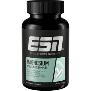 ESN Magnesium Caps, 60 Kapseln, Magnesiumbisglycinat, 194 mg