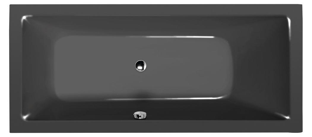 Polysan MIMOA Rechteckwanne 170x80x39cm, Grau