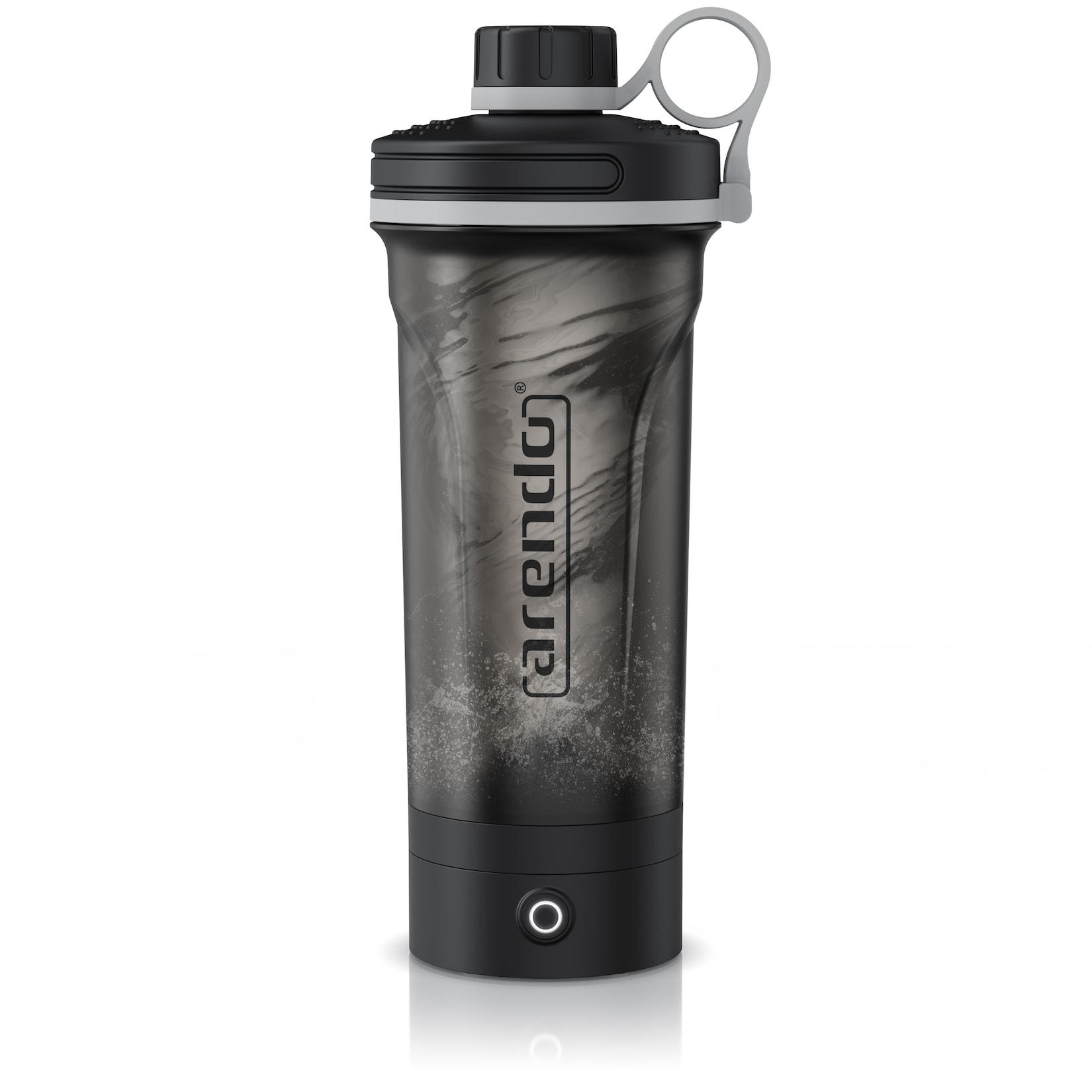 Arendo Eiweißshaker Elektrisch, 700 ml, BPA-frei, spülmaschinengeeignet, Kunststoff, 1-tlg., Mixbecher mit Tragegriff, für Sport, Fitness, Yoga