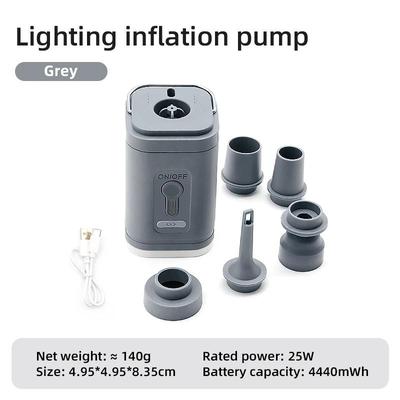Portable Wireless Mini Air Inflation Pump grey