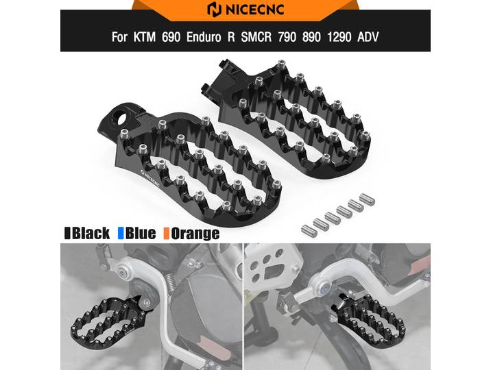 Repose-pieds repose-pieds pour KTM 690 Enduro R SMC R 790 890 Adventure/R 950 ADV 1050 1090 1190 Adventure R 1290 Super Adventure R/S/T