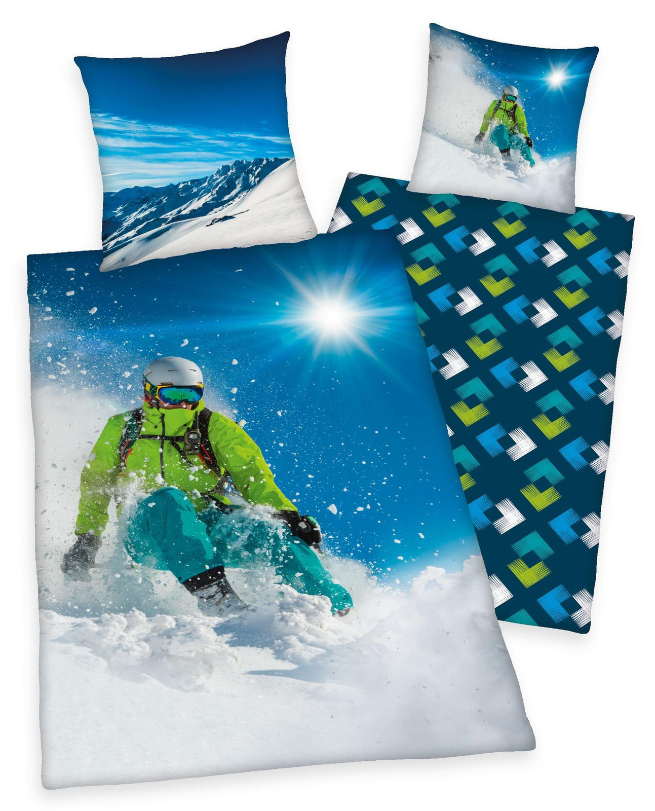 Herding Young Collection Dekbedovertrek voor kinderen, 100% katoen renforcé, B/D: 80 x 80 cm en 135 x 200 cm