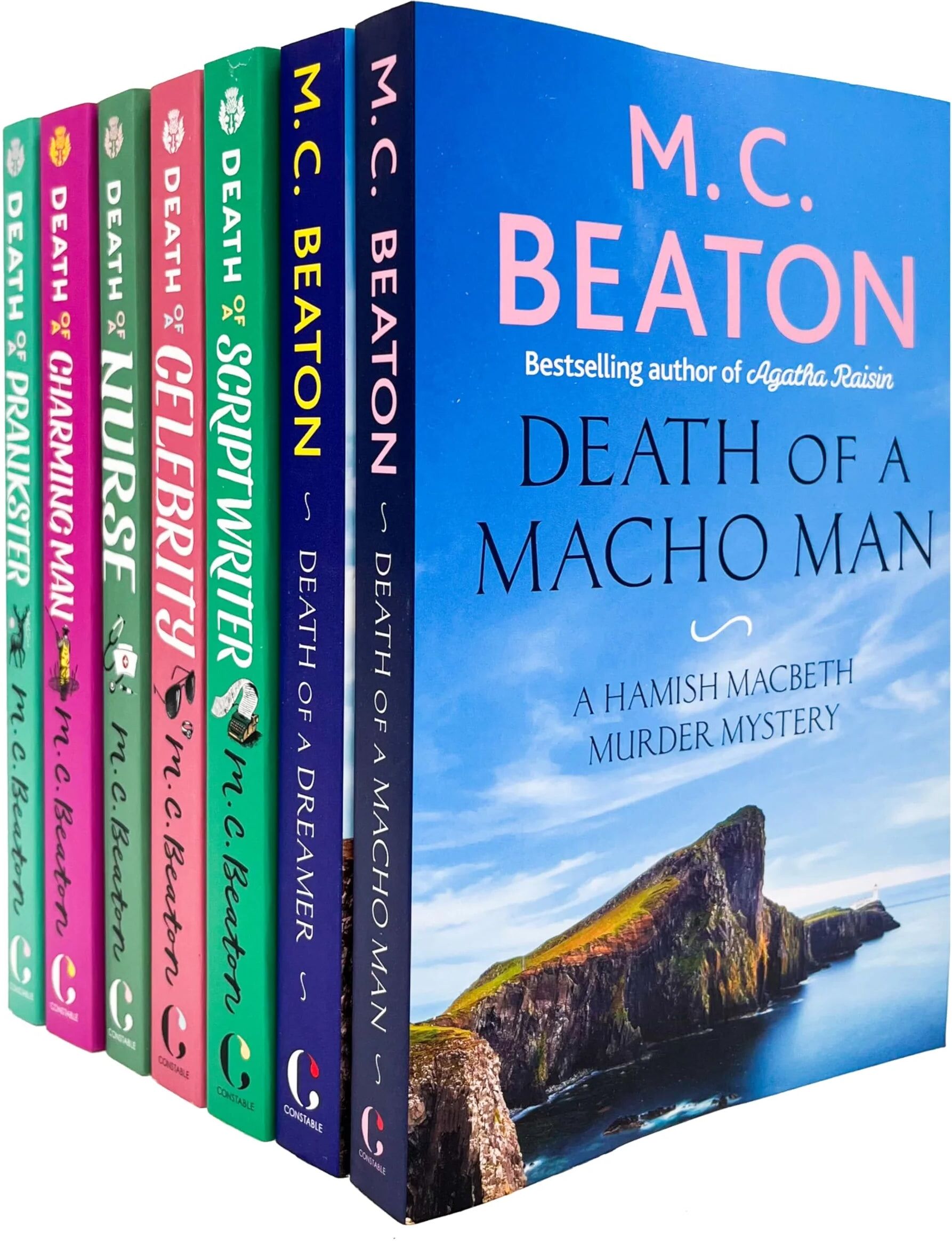 Constable Hamish Macbeth Series by M C Beaton - 7 Book Collection Set - Cosy Mystery Paperback - Lochdubh Highland Crime Fiction Gift