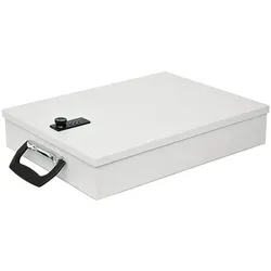 Wedo Dokumentenkassette für DIN A4 mit Zahlenschloss grau, 35.5x6.7x26 cm