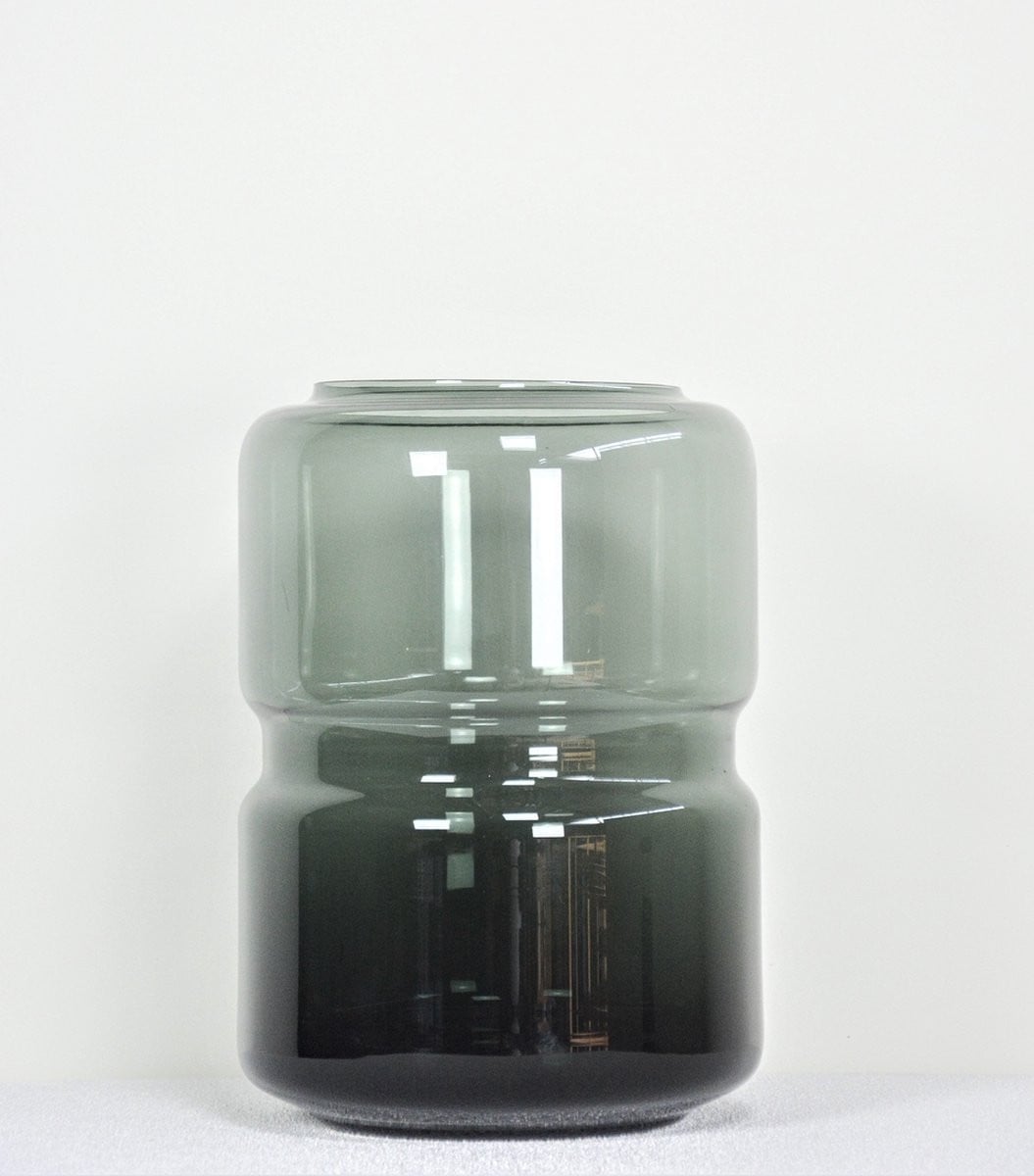 Fidrio Vaas Domestic grijs glas