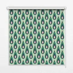 INNENROLLO - Fensterrollo - Rollo - 100x180 cm - Gezeichnete Avocado