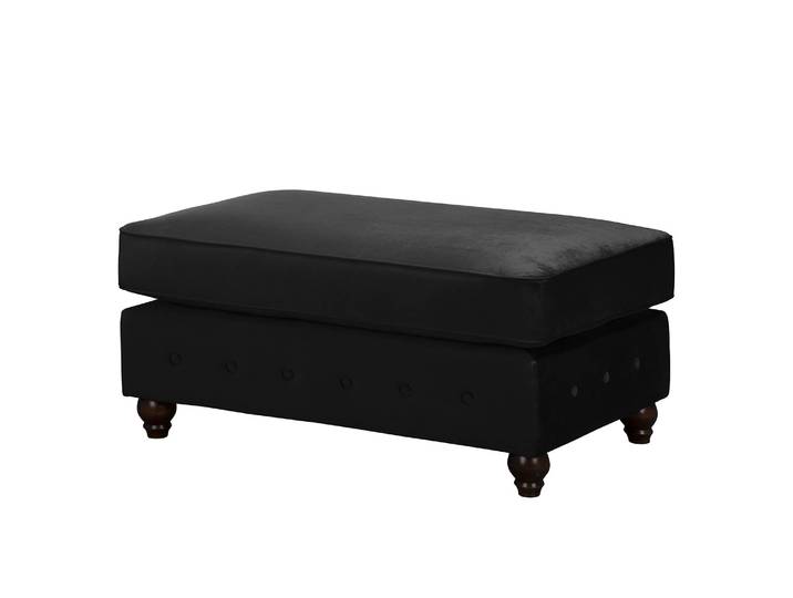 Repose-pieds 104 x 51 x 63cm Noir/Noir