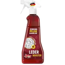 Lederpflege Poliboy Leder Booster 375 ml Spray mit 4-fach Wirkung: Reinigung, Pflege, Schutz und Duft