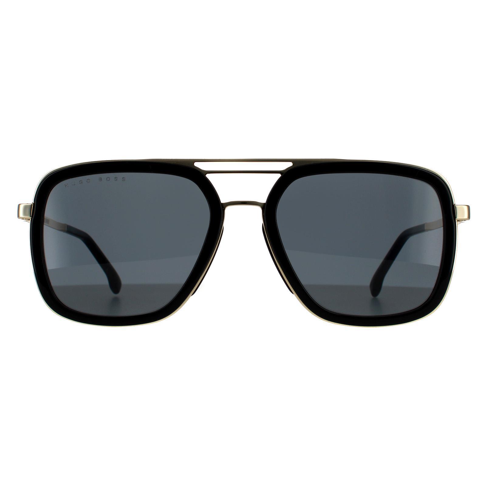 Hugo Boss Aviator Heren Zwart Goud Grijs 90041091