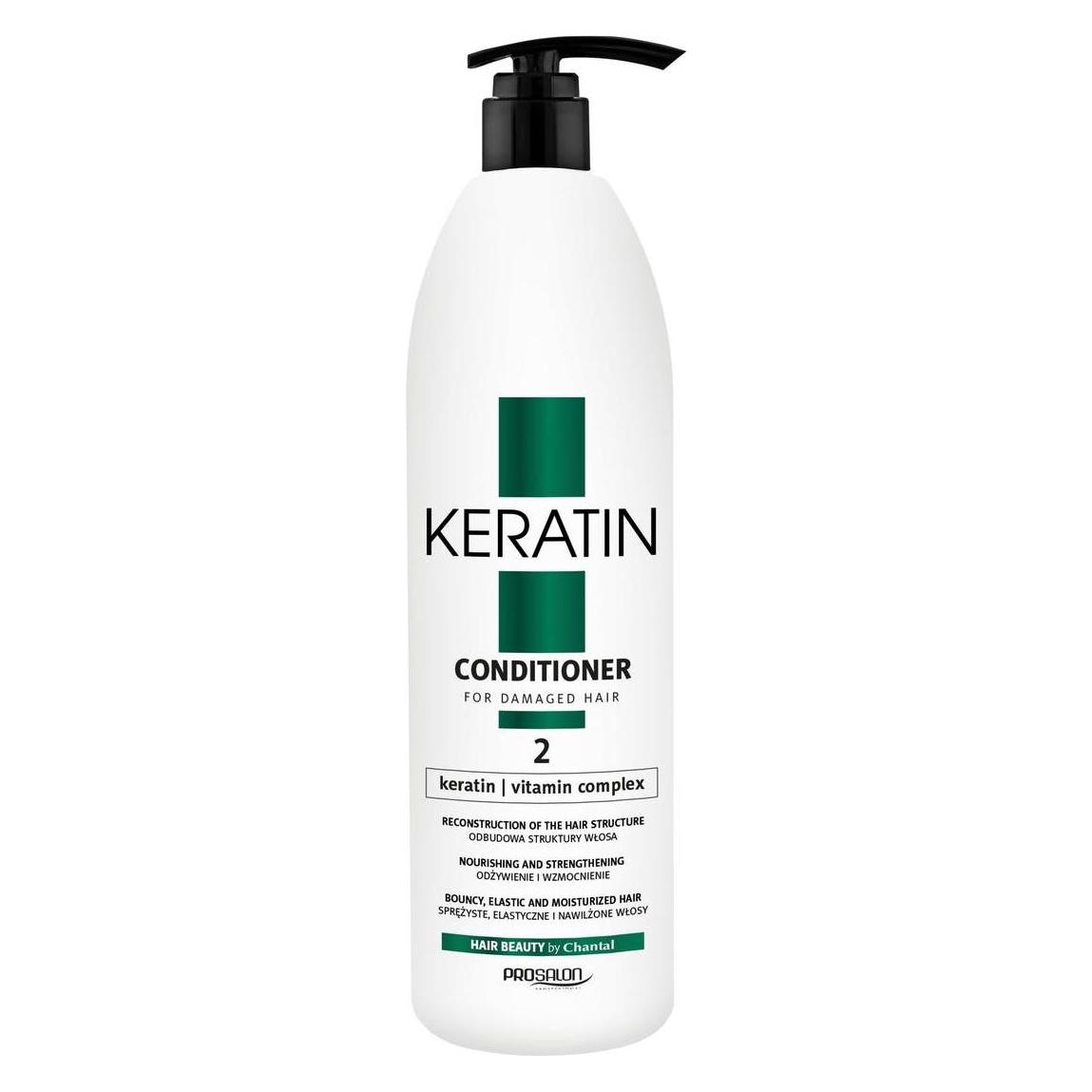 Chantal ProSalon Keratin Hair Repair Treatment Shampoo und Conditioner für trockenes, geschädigtes Haar (5900249044054)